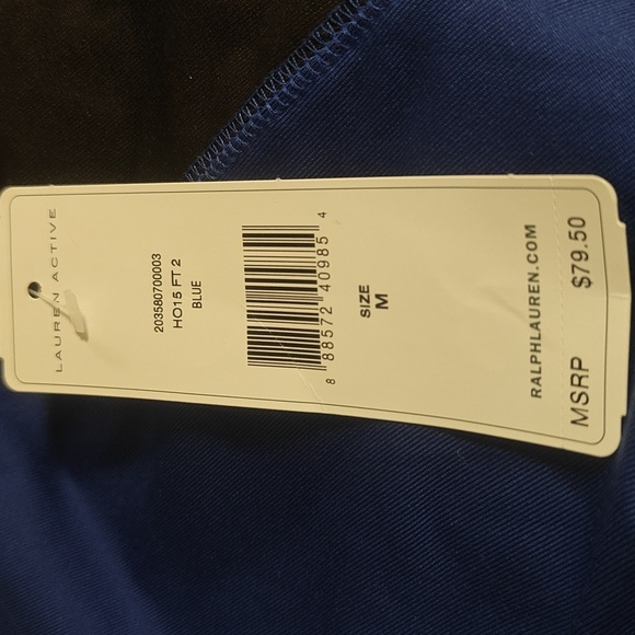 NWT Lauren Active ls shirt size M - Picture 4 of 4